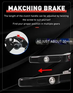 Leviers de frein et d'embrayage <span class=keywords><strong>r</strong></span>églables en aluminium CNC 5D pour moto <span class=keywords><strong>Kawasaki</strong></span> Z1000SX/NINJA 1000/Tourer Z1000 <span class=keywords><strong>SX</strong></span> 2011-2016 - Product Image 5