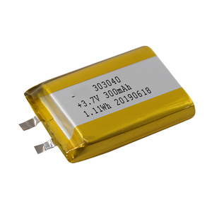 Kc giấy chứng nhận nhà sản xuất pin có thể sạc lại LiPo pin Li Polymer di động 303040 300mAh 3.7V tốt nhất Pin <span class=keywords><strong>Lithium</strong></span> - Product Image 3