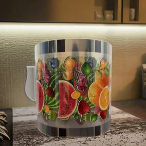 Película de sellado para vasos con logo impreso de figura de fruta, calibre 90/95, grado alimenticio, a prueba de humedad, para té con leche y leche de soja, un rollo. - Product Image 2