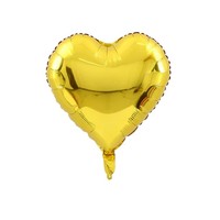 Decoración de Boda Personalizable, Globo de Aluminio de 18 Pulgadas, Globo de Helio para Fiesta de Cumpleaños, Globo de Aluminio en Forma de Corazón de Color Puro