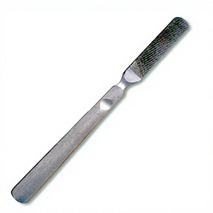 ASAP Râpe à callosités professionnelle double face en acier inoxydable écologique avec manche en plastique pour soins des pieds et des ongles - Product Image 1