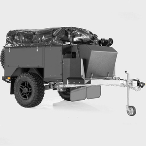Caravana con <span class=keywords><strong>Toldo</strong></span> 270Bat, <span class=keywords><strong>Remolque</strong></span> para Acampar, Caravana Todoterreno con Cocina Extraíble en Venta - Product Image 1