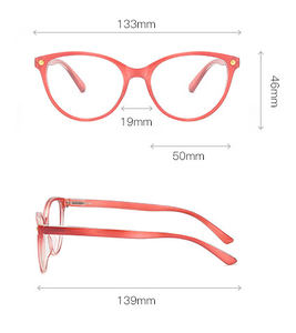 イタリアブランドCE女性女の子キャンディーカラー老眼鏡キャットアイグラスフレーム最新ファッション眼鏡 - Product Image 2