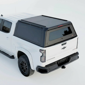 Cubierta Rígida Impermeable de Alta Calidad con Cierre para Camionetas Todoterreno <span class=keywords><strong>Chevrolet</strong></span> Colorado y Silverado, de Aluminio con Ventanas Corredizas - Product Image 2