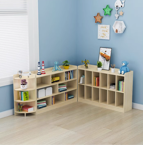 Scaffale Organizzatore in Legno <span class=keywords><strong>Montessori</strong></span> a Quattro Ripiani per Asilo Nido e Scuola Materna - Product Image 5
