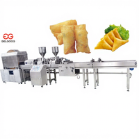 Rouleau de printemps automatique commercial Injera Lumpia Samosa pâtisserie faisant la ligne de production rouleau de printemps faisant la Machine
