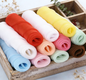 <span class=keywords><strong>Tissu</strong></span> Organza 2026ZP pour Rideaux de Mariage – Polyester Doux Mat Transparent à Prix Abordable - Product Image 1