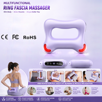 Pistolet de massage sans fil avec télécommande pour tout le corps, anneau de massage vibrant pour l'épaule, le cou, le mollet et les muscles abdominaux.
