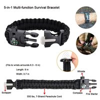 Kit d'outils de survie en plein air, équipement multifonctionnel de camping et de voyage, boîte de survie d'urgence en milieu sauvage, fabriqué en Chine