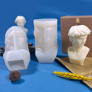 3D ภาพเทียนซิลิโคนแม่พิมพ์วีนัสเดวิดออกแบบเสา DIY แฮนด์เมดสบู่หอมเทียนตกแต่งแม่พิมพ์สำหรับการทำเทียน - Product Image 2
