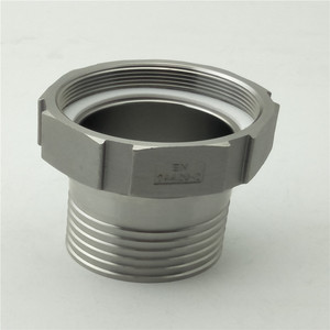 Raccord de tuyau DIN 2817/EN14420, coupleur femelle, raccord <span class=keywords><strong>GI</strong></span>, queue de tuyau lisse ou dentelée - Product Image 5