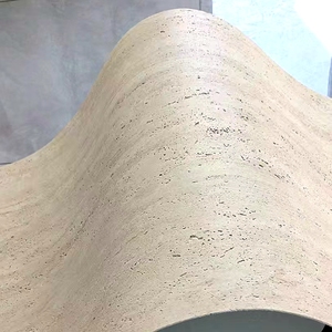 Kolay kurulum <span class=keywords><strong>3D</strong></span> modifiye kil malzeme kiremit bükülebilir yumuşak duvar kaplama sahte traverten yapay esnek taş duvar panelleri - Product Image 3