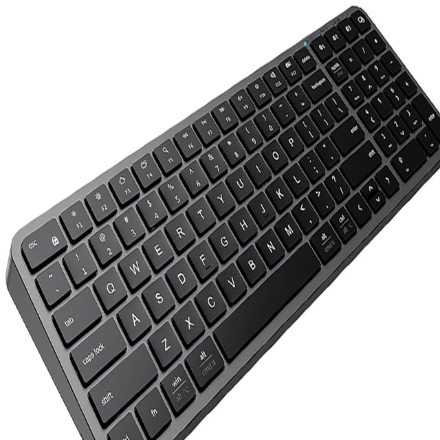 BT Keyboard with Numeric Keypad Multi-Device Rechargeable and Stable Connection Compact Size Wireless Keyboard for Mac Laptop