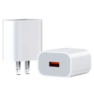 1 port usb phone q3.0 fast charger 18w for apple iphone samsung mobile phone cell phones us standard 18w charger