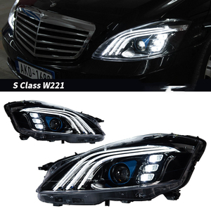 Para Mercedes Benz s-class W221 faro <span class=keywords><strong>Maybach</strong></span> estilo montaje 2006-2012 faro modificado luz delantera accesorios de coche - Product Image 1