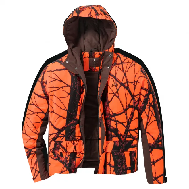 Insulated Orange Hunting Jacket Custom Men Waterproof Hunting Clothing