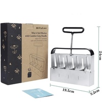 Machine manuelle robuste de 2 pouces à 4 cellules pour la création de blocs de terre pour semis, outil de jardinage en acier pour la plantation de graines