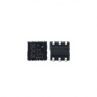 Memoria EEPROM de 1024 bits y 1-Wire DS2431P+T&R TSOC-6, Circuito Integrado de Memoria de un Solo Contacto para Almacenamiento de Datos de Identificación en PCB