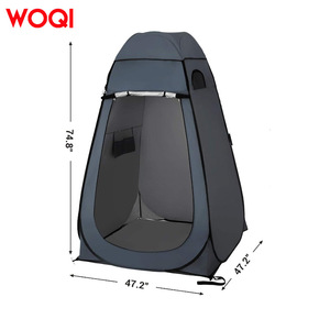 เต็นท์อาบน้ำ Woqi ขนาด 120x120x200 ซม. แบบชั้นเดียว กันน้ำ พับเก็บได้ ติดตั้งง่าย สำหรับตั้งแคมป์กลางแจ้ง ห้องเปลี่ยนเสื้อผ้า เต็นท์ส่วนตัว - Product Image 5