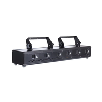 Puissant 6x2W Rgb Full Color Laser Beam bar Lumière Animation Laser Projecteur Night Club Ktv