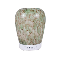 Diffuseur d'arômes ultrasonique en verre artistique, humidificateur de table pour la maison et la chambre, diffuseur d'aromathérapie