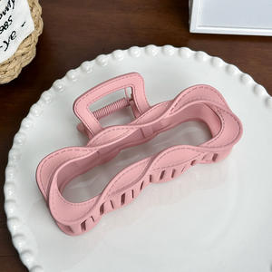 Pince à cheveux carrée de 12,5 cm style coréen, couleur bonbon, mate, antidérapante, à griffes de requin, accessoires de mode pour femmes - Product Image 4