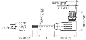 Conectores y Cables SICK 2106175 YN2D24-050PN1XLEAX de Venta Caliente, Bus de Campo Ethernet Industrial YN2D24-050PN1XLEAX SICK 2106175 Y - Product Image 3
