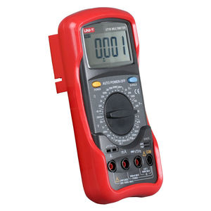 Multimètre numérique UNI-T UT56 de qualité industrielle, écran LCD, AC/DC 20A/750V, rouge/gris - Product Image 2