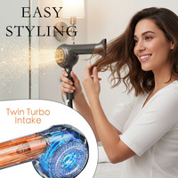 Sèche-cheveux électrique ionique négatif professionnel en gros pour salon, 1000W 1600W 2000W, moteur CC, chaud et froid, concentrateur
