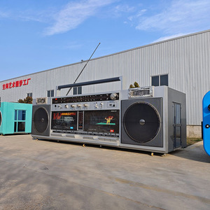 Camion de restauration mobile géant en aluminium avec structure en acier inoxydable pour le service de thé au lait, café et snacks dans les marchés nocturnes et sites touristiques - Product Image 4