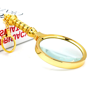 아연 합금 금 손잡이 6X 55mm 60mm 70mm <span class=keywords><strong>80mm</strong></span> 90mm 렌즈 이동식 돋보기 - Product Image 3