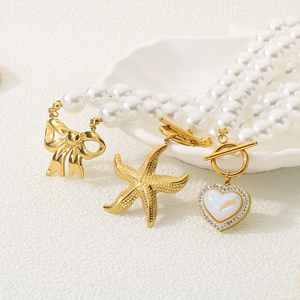 Collier pendentif en forme de cœur en alliage plaqué or pour femmes, bijoux mignons et tendance à porter au quotidien, cadeau - Product Image 1