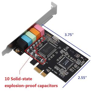 <span class=keywords><strong>Carte</strong></span> <span class=keywords><strong>son</strong></span> <span class=keywords><strong>PCI</strong></span> <span class=keywords><strong>Express</strong></span> CMI8738, 32/64 bits, 6ch, adaptateur audio pour ordinateur de bureau, <span class=keywords><strong>PCI</strong></span> <span class=keywords><strong>Express</strong></span> - Product Image 1