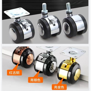 Boss GQK Durable Executive Office <b>Chair</b> with PU Casters Hollow Plastic Swivel Wheels for Executives - Product Image 4
