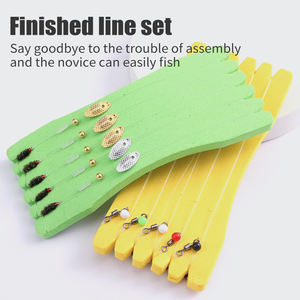 LUSHAZER Pêche à la mouche Spinner Rig Trout Float Spoon Lure Set Willow Blade Fly Hook Crappie Panfish Bass Hook Tackle Kit - Product Image 5