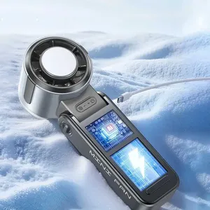 พัดลมมือถือขนาดเล็กแบบกังหันความเร็วสูง พัดลมไฟฟ้าแรงลมสูง - Product Image 5