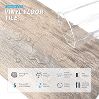 Luxus-Vinyl-SPC-PVC-Bodenbelag Wasserdicht Umweltfreundlich Verschleißfest für Fitnessstudio Badezimmer Krankenhaus 6mm Dicke