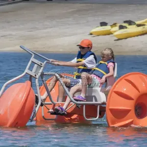 3 큰 바퀴 수생 세발 자전거 물 바다 페달 자전거
