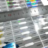 Maßgefertigte Sicherheitssiegel-Etiketten Fälschungssichere Manipulationssichere Garantie-Ungültig-Aufkleber Vinyl Individualisierte Verpackungs-Klebeetiketten