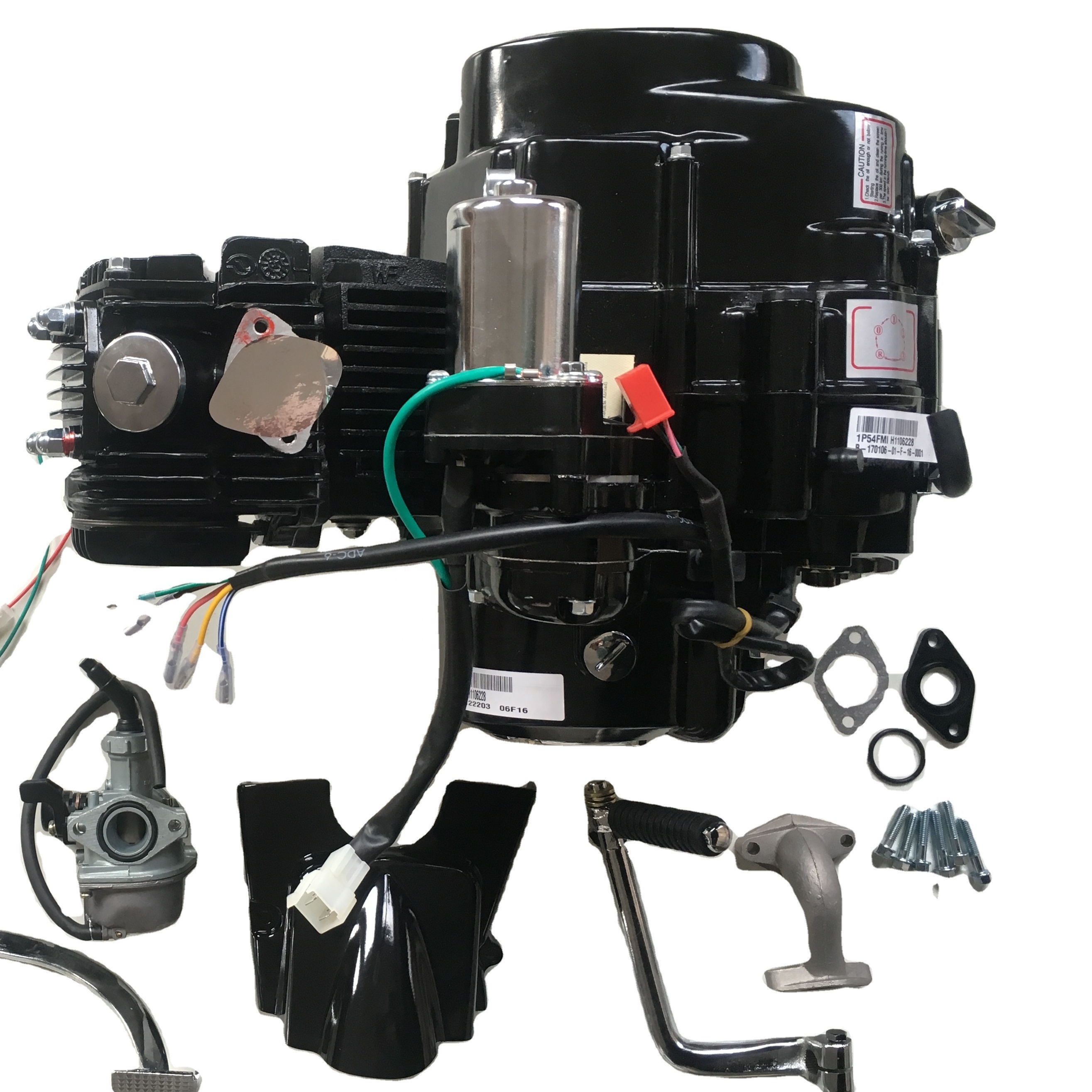 Оригинальный Lifan бренд 125cc двигателя 4-тактный электрический старт Карбюратор Комплект для питбайк Dirt Bike ATV мотоцикла