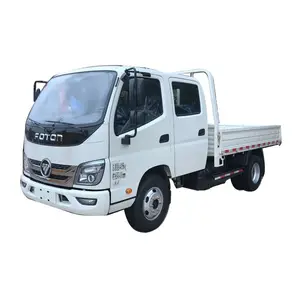 Foton מותג עם בנזין מנוע מטען 3 טונות מיני couble משאית בקתה חם במכירה