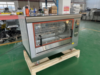 Four à rôtir horizontal Rôtissoire rotative Four à griller Rôtissoire à poulet électrique rotative automatique résistante aux taches