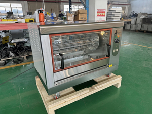 Four à rôtir horizontal <span class=keywords><strong>Rôtissoire</strong></span> rotative Four à griller <span class=keywords><strong>Rôtissoire</strong></span> à poulet <span class=keywords><strong>électrique</strong></span> rotative automatique résistante aux taches - Product Image 2