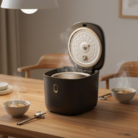 Autocuiseur de riz multifonctionnel haut de gamme 1.2/1.6/2/3L personnalisé pour des repas sains à faible teneur en glucides, écran tactile numérique, minuterie 24H