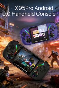Nouvelle console de <span class=keywords><strong>jeu</strong></span> portable X95 Pro 3,5 pouces 2026, Android 9.0, Adreno 662, 128 Go, WiFi, système d'émulation de jeux rétro - Product Image 6