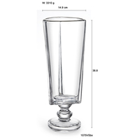 Dispositif celtique 1075 vx, Vase en cristal de forme Triangle pour lunettes, unique et classique, personnalisé, pour la décoration de la maison