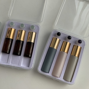 Rỗng 5ml 10ml rõ ràng Frosted Glass Lăn chai tinh dầu cuộn trên chai thủy tinh với con lăn bóng dầu nước hoa 3 cái/bộ - Product Image 3