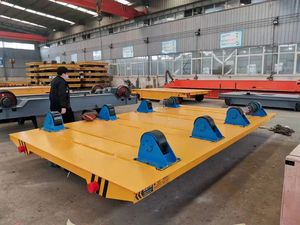 Carro de transferencia eléctrico sin rieles de 30 toneladas alimentado por una batería de almacenamiento, admite movimiento por control remoto. - Product Image 5