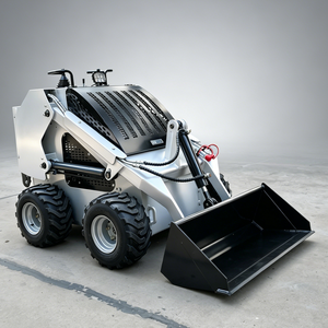 Multifunctional 430 Mini Skid Steer <b>Track</b> with Hydraulic Flow Auger Attachments for Farm and Forestry - Product Image 1