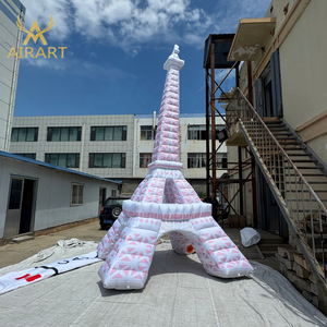 Torre Eiffel Gonfiabile Personalizzata Alta 6 Metri - Gigantesca Torre Eiffel Gonfiabile per Decorazioni di Centri Commerciali e Piazze - Product Image 1